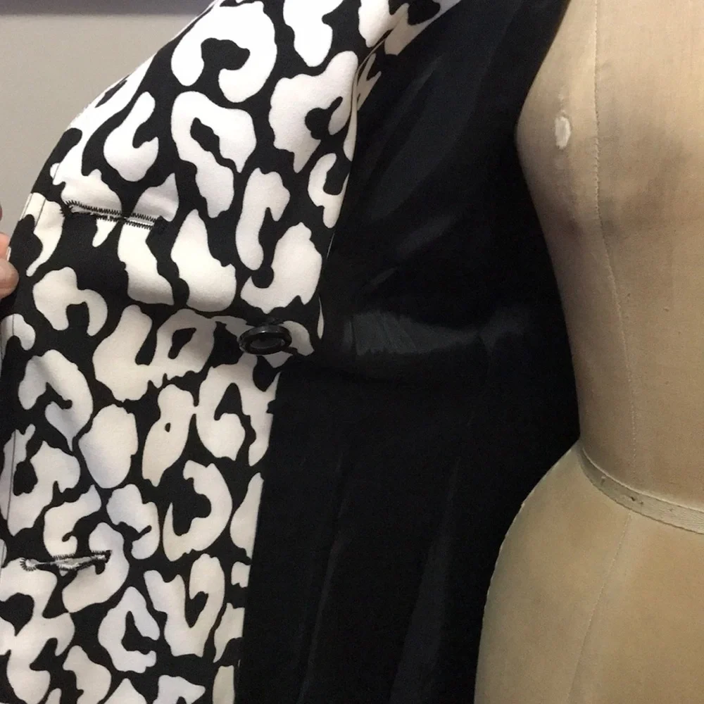 Alberto Makalai Zebra Animal Print Trench coat_12